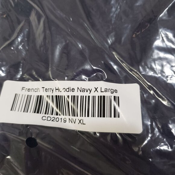New Country Store French-Terry Hoodie in Navy Size XL - Picture 5 of 5